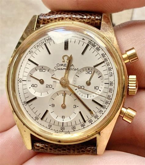 omega seamaster gold chronograph|Omega Seamaster price list.